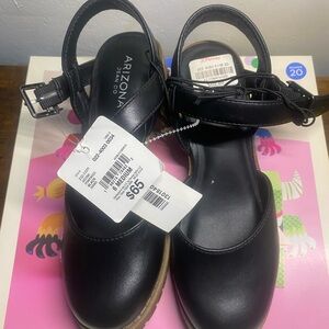 JCPenney Arizona Kids Black Dress Shoes